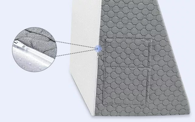 Ergonomic Memory Foam Triangle Pillow for Restful Sleep