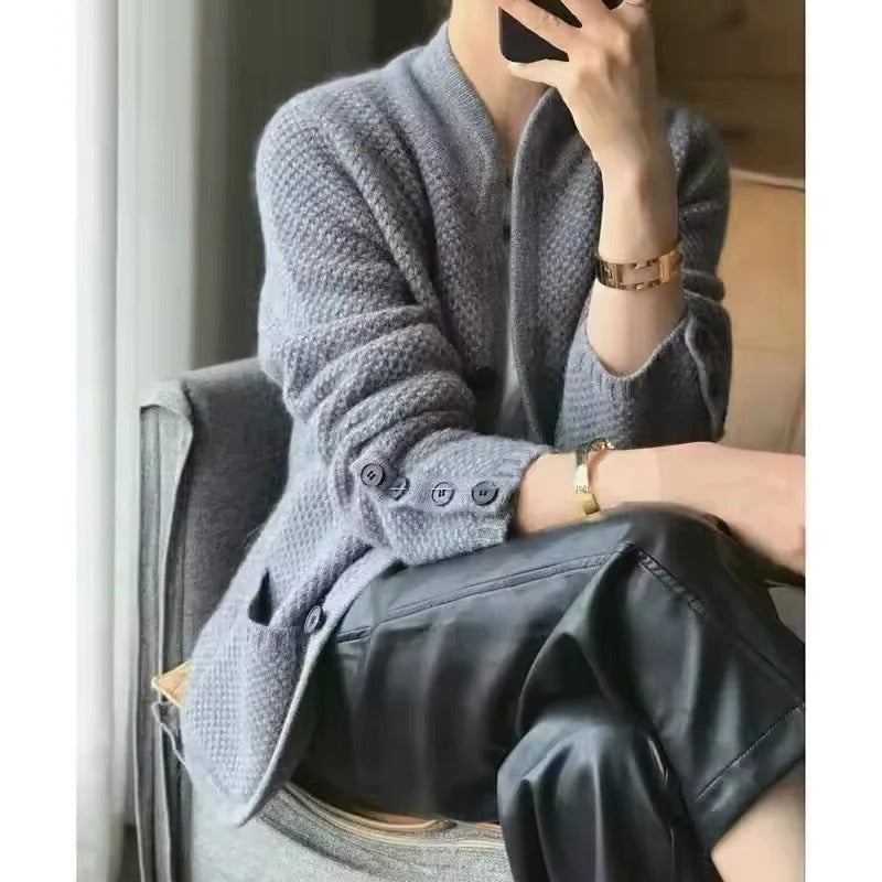 Luxurious Knit Winter Jacket for Ultimate Warmth