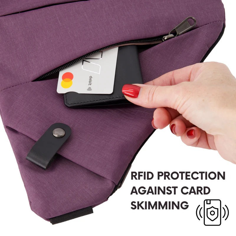 Versatile Secure Crossbody Bag for Everyday Use
