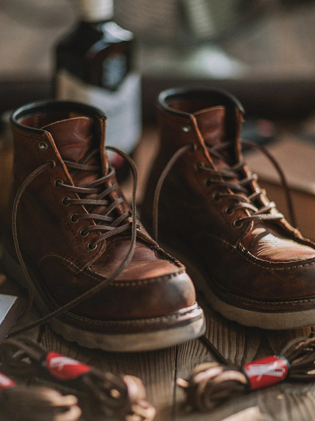 Durable Full Grain Leather Work Boots for Men