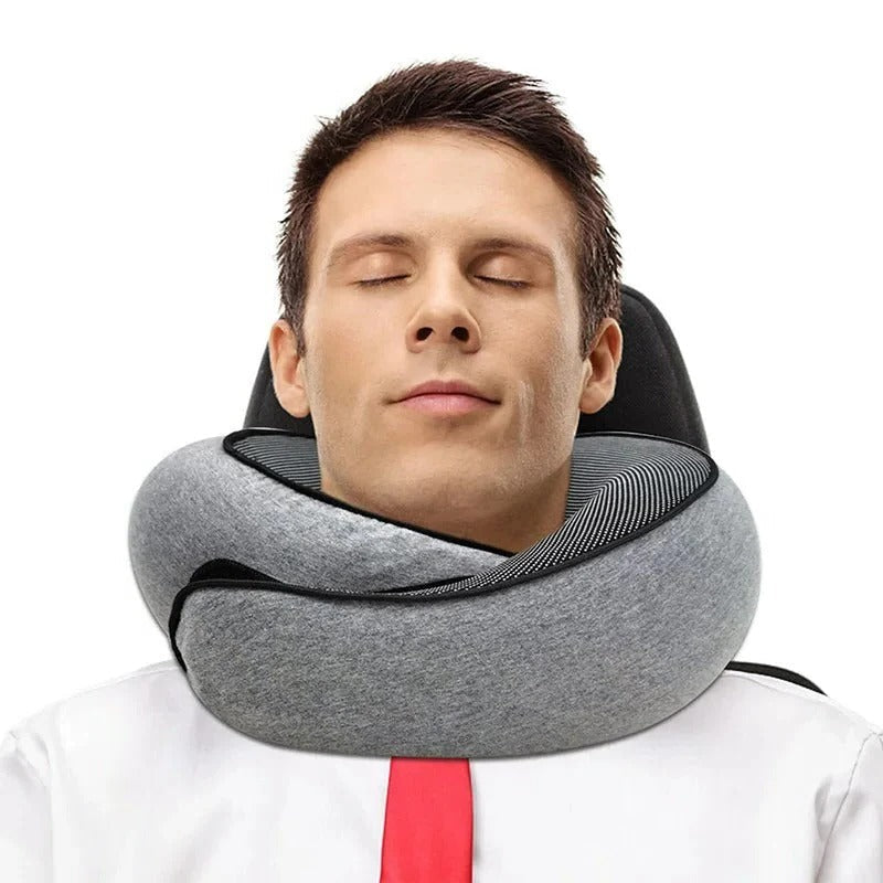 ComfortWave Travel Neck Pillow - Portable, Ergonomic Support