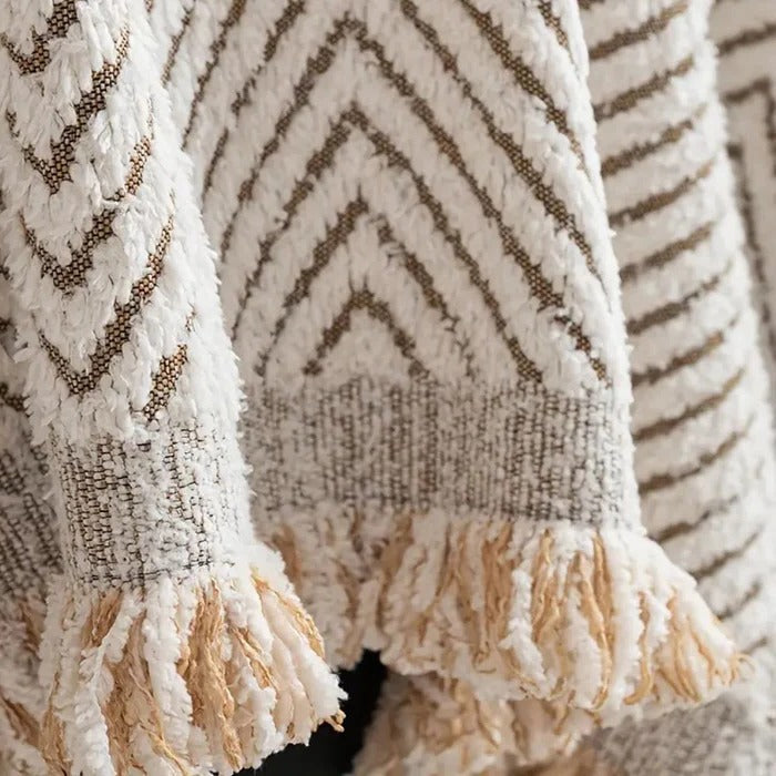 Elegant Herringbone Sofa Protector for Everyday Use