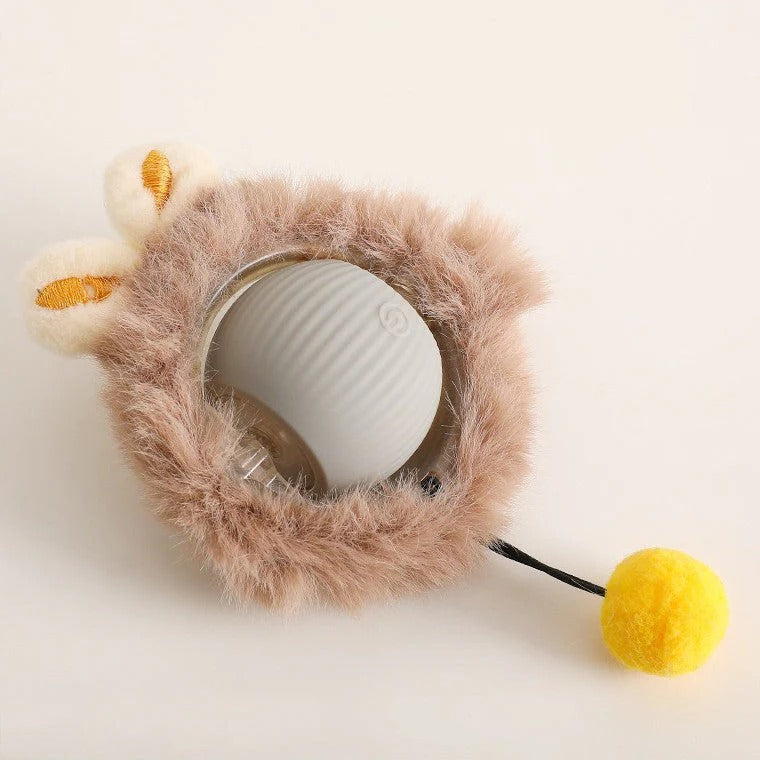 Dynamic Pet Play Ball with Interactive Tail