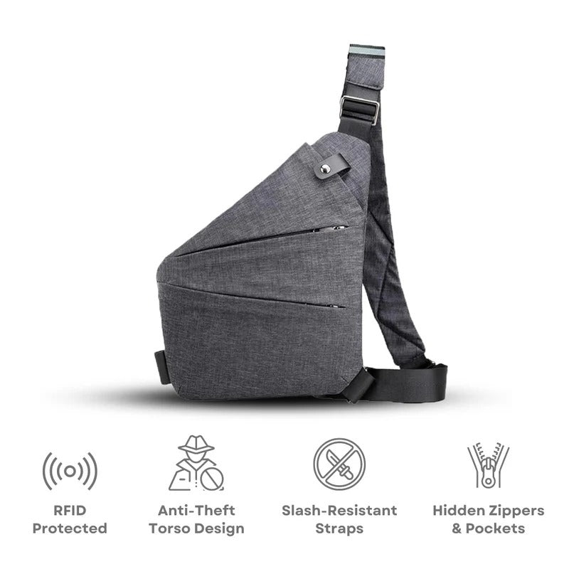 Versatile Secure Crossbody Bag for Everyday Use