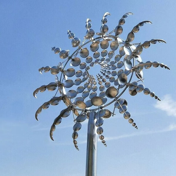 Elegant Dual Motion Garden Wind Spinner for Enchanting Decor