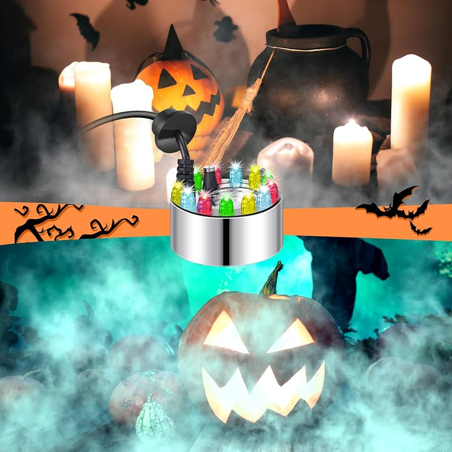 Colorful Mist Maker with LED Lights for Enchanting Spaces