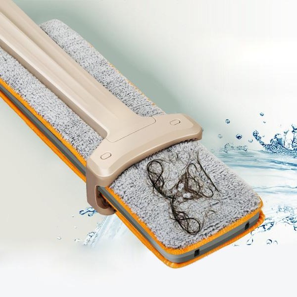 Revolutionary 2-in-1 Microfiber Mop and Broom with 360° Spin