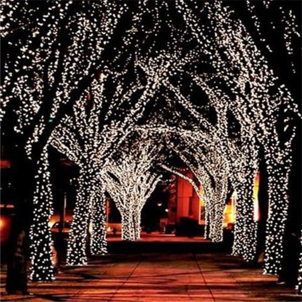 55-Foot String of 100 Solar Fairy Lights for Outdoor Charm