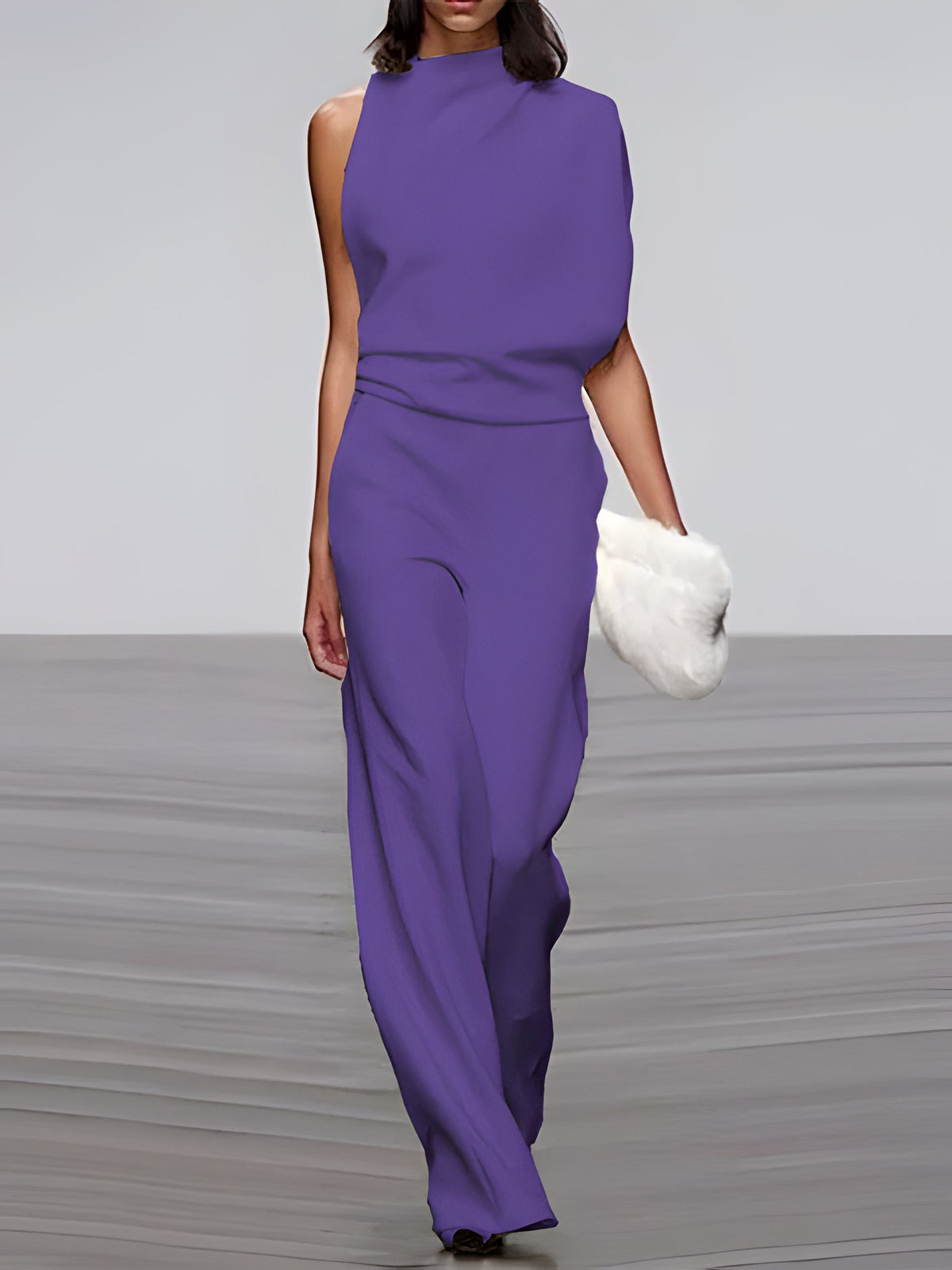 Chic Sleeveless Flared Jumpsuit for Effortless Elegance