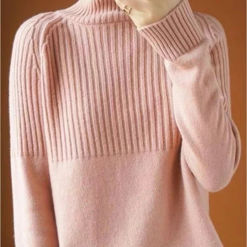 Luxurious Cashmere Turtleneck Sweater for Women