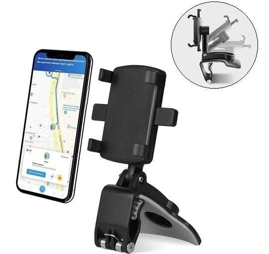Versatile 360° Rotating Car Phone Mount for Easy Viewing