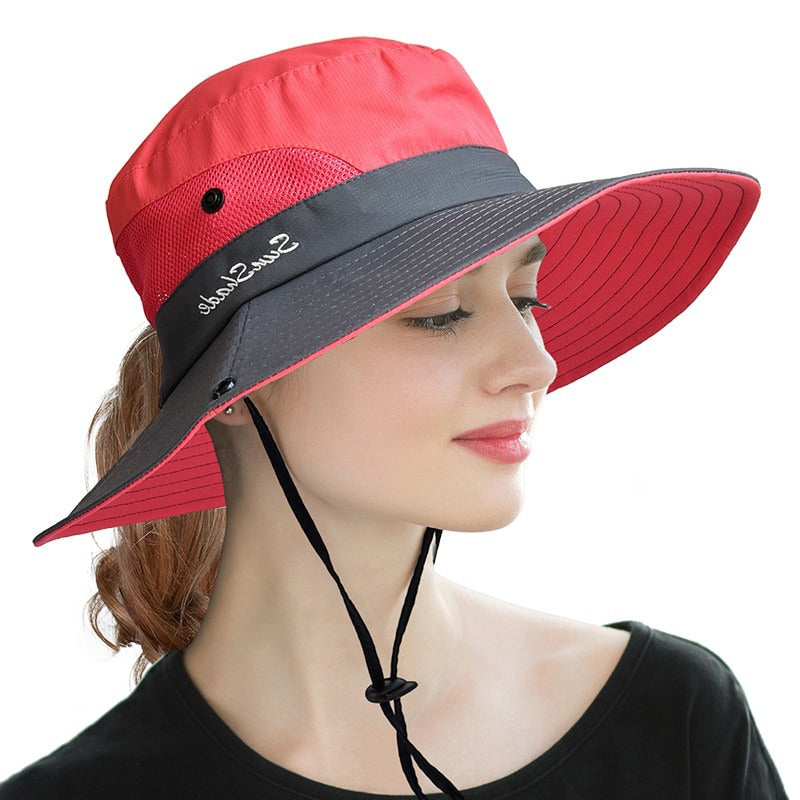 Chic UV-Guard Folding Sun Hat - Your Stylish Shield Against the Sun!