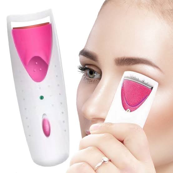 Compact Electric Heated Eyelash Curler for Stunning Lashes