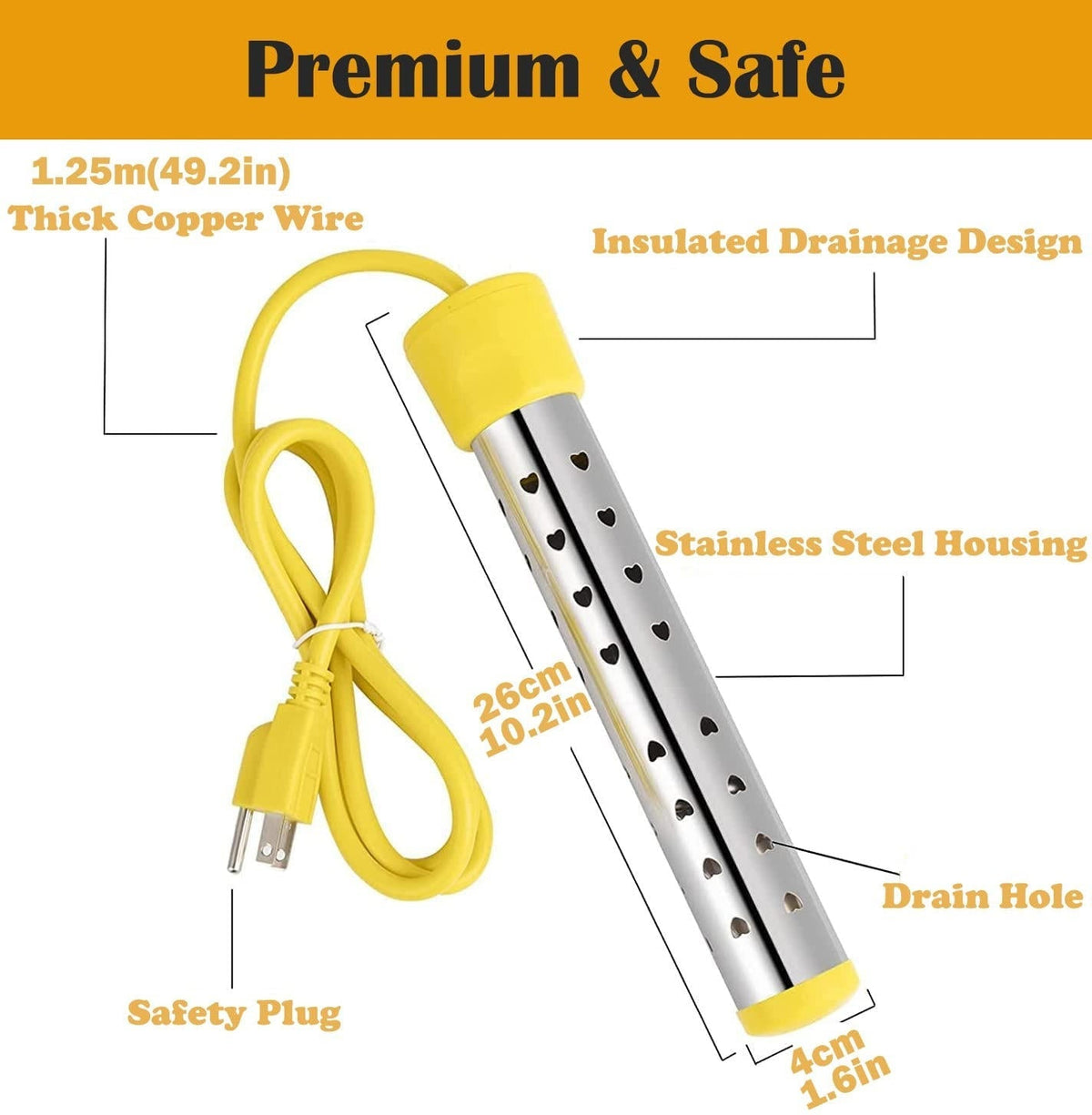 RapidHeat Immersion Heater for Instant Hot Water
