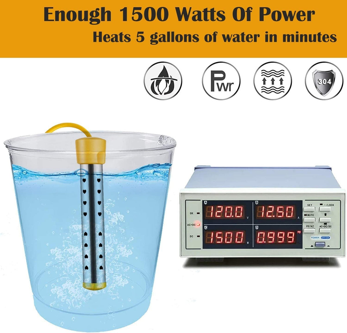 RapidHeat Immersion Heater for Instant Hot Water