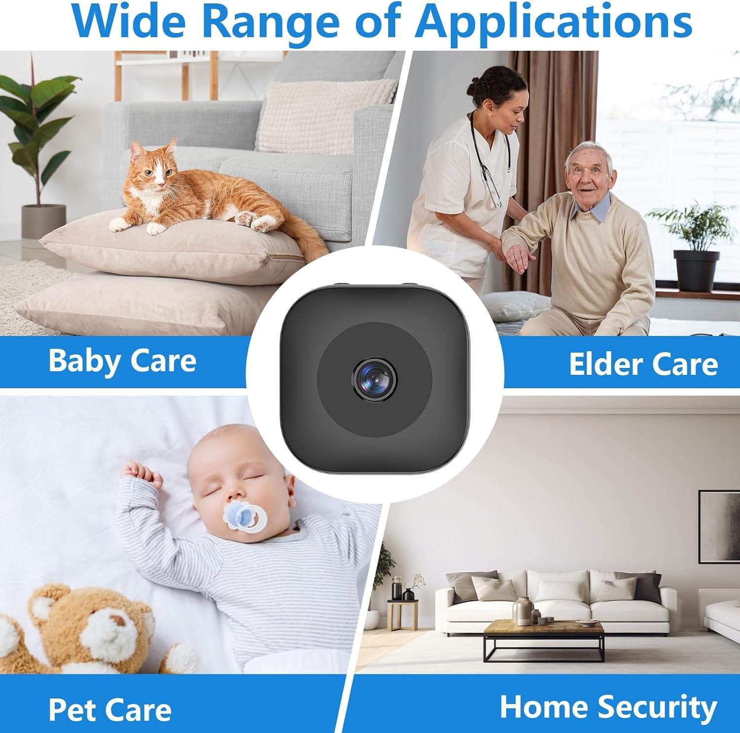 Compact Wireless Surveillance Camera for Home Security