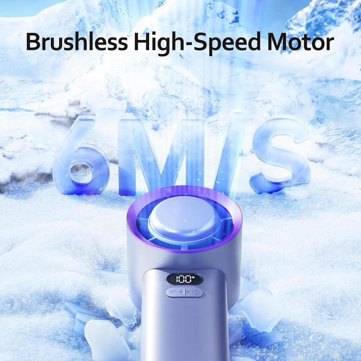 Compact Cooling Handheld Fan with Smart Technology