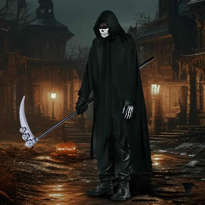 Menacing Dark Reaper Costume for Adults