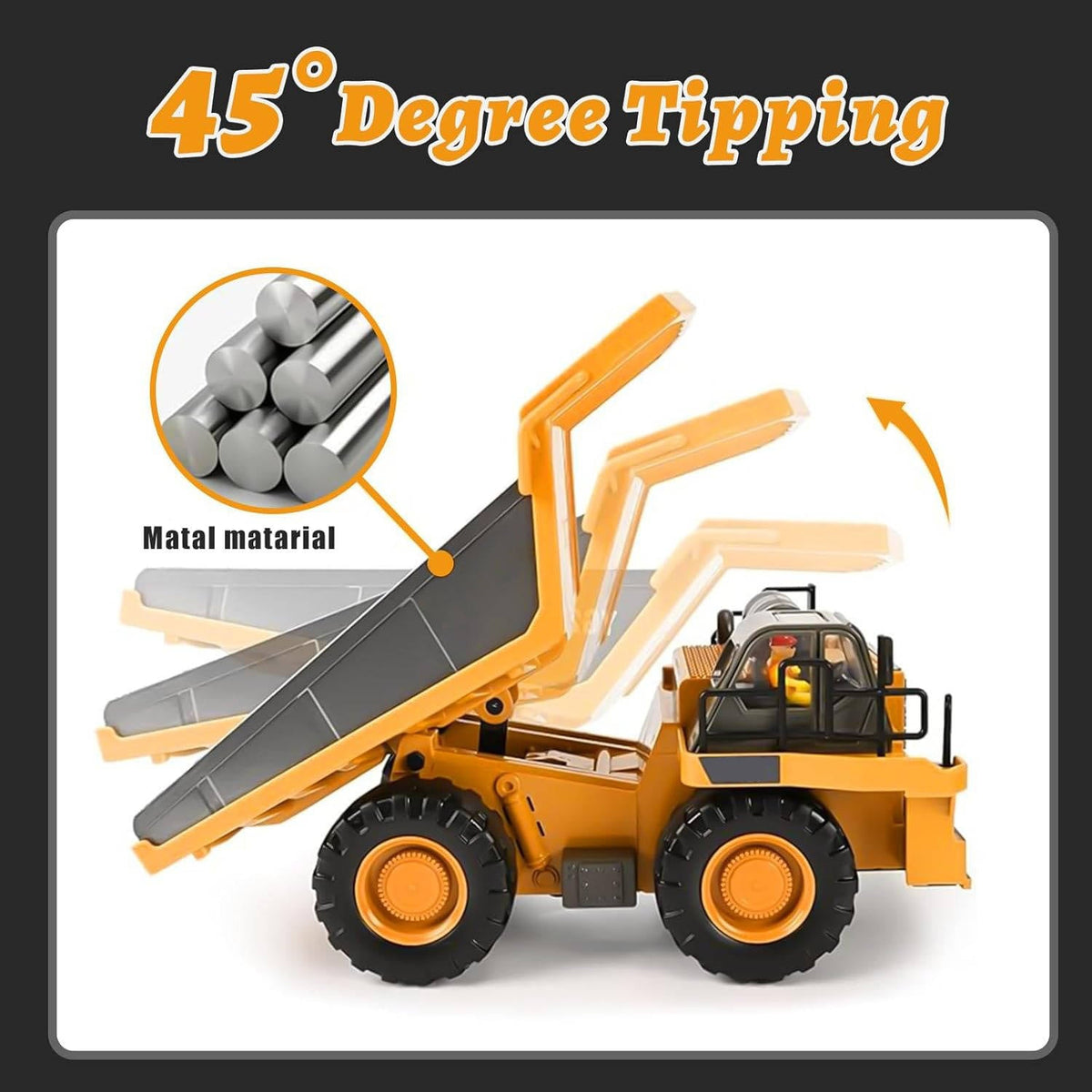 All-Terrain Remote-Controlled Construction Vehicle