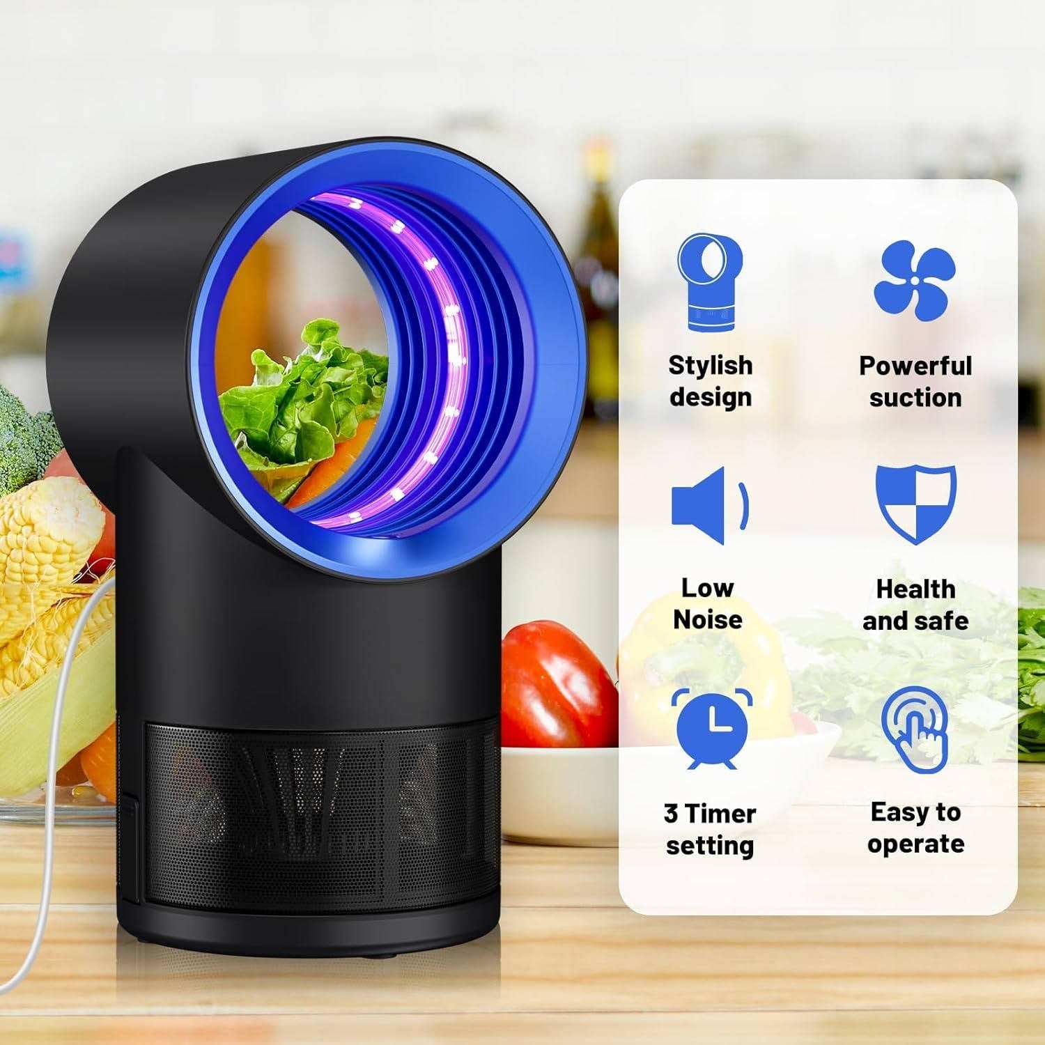 EcoCatch Indoor Insect Trap – USB-Powered Fly & Gnat Remover