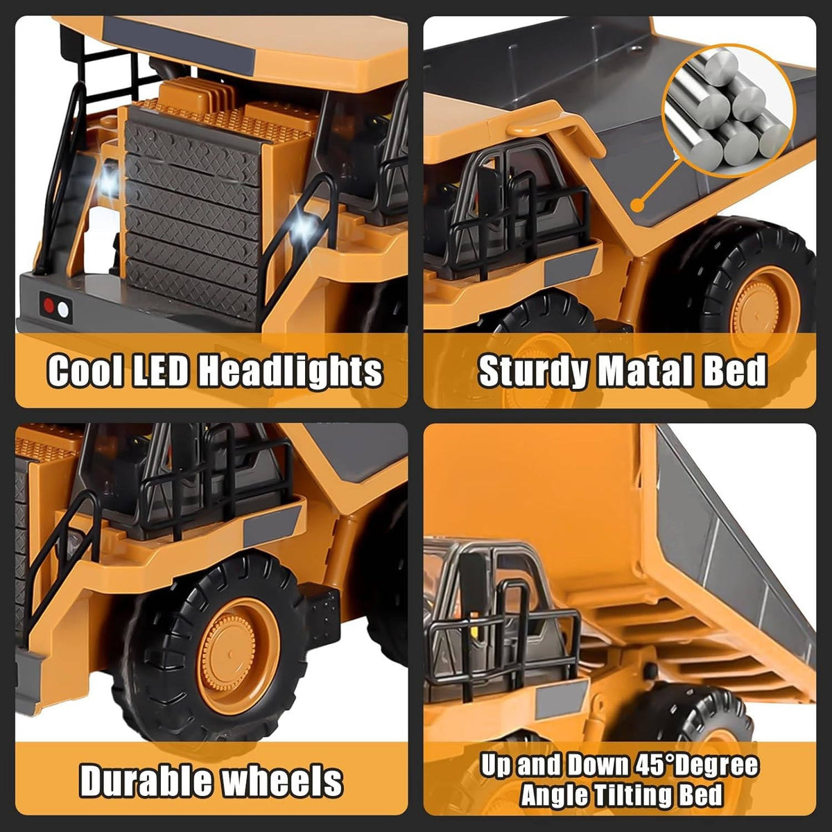 All-Terrain Remote-Controlled Construction Vehicle