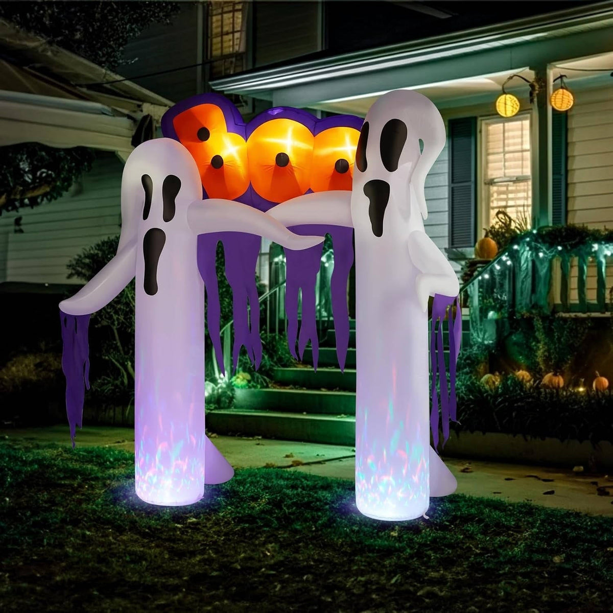 Giant Inflatable Halloween Clown Entrance