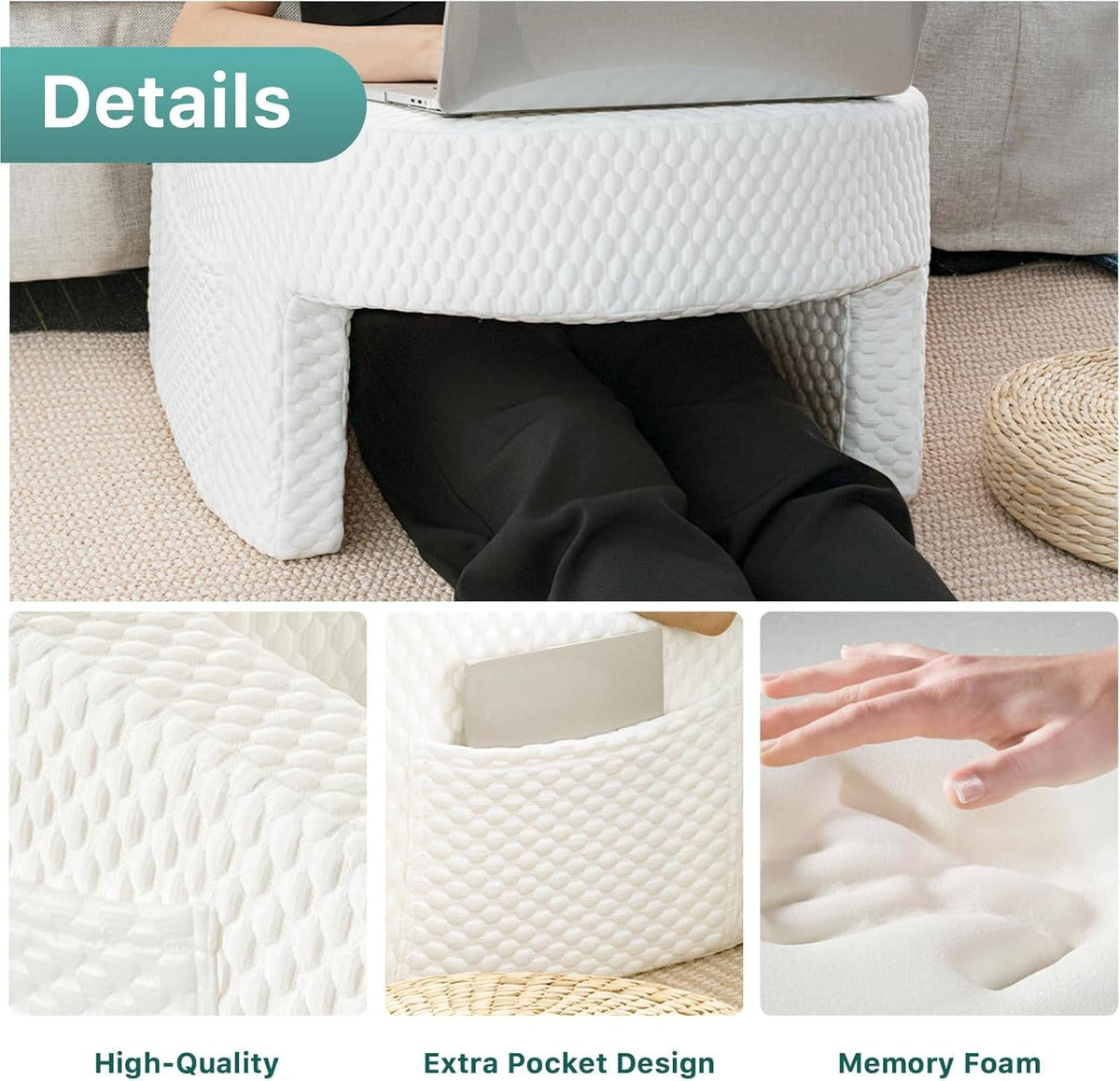Cozy Support Pillow for Relaxation and Reading