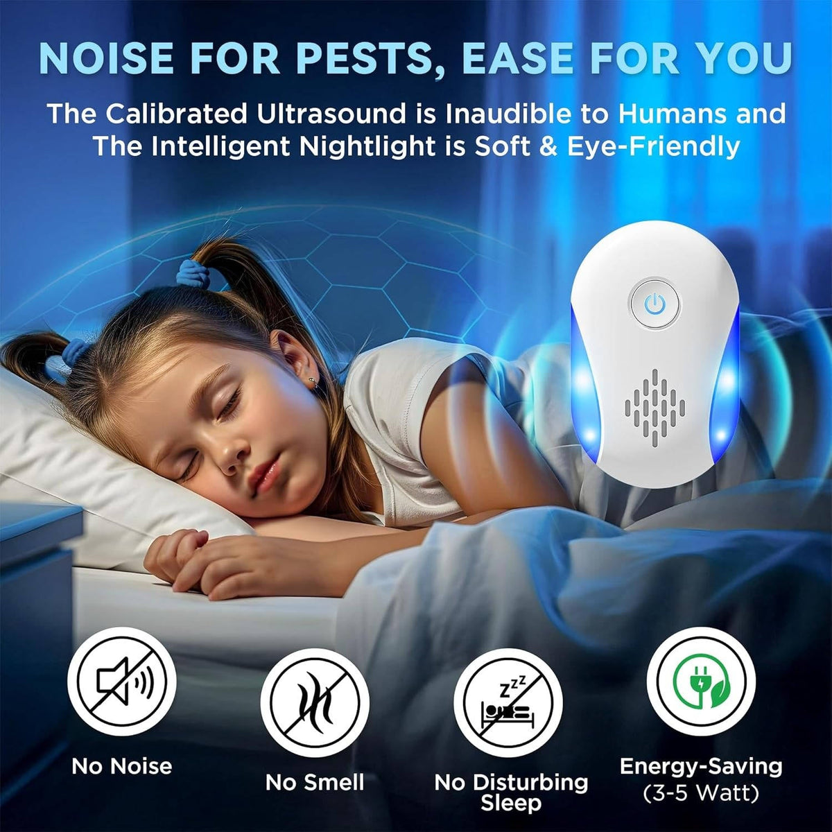 EcoGuard Ultrasonic Pest Defense Kit – 6 Pack Indoor Unit