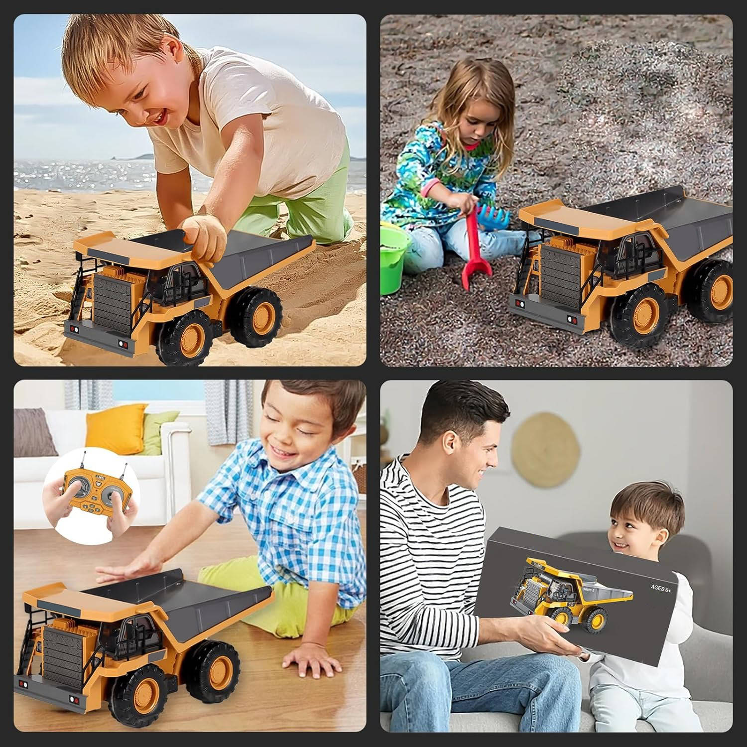 All-Terrain Remote-Controlled Construction Vehicle