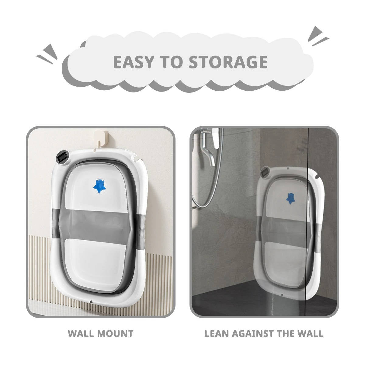 Compact and Versatile Baby Bathing Solution