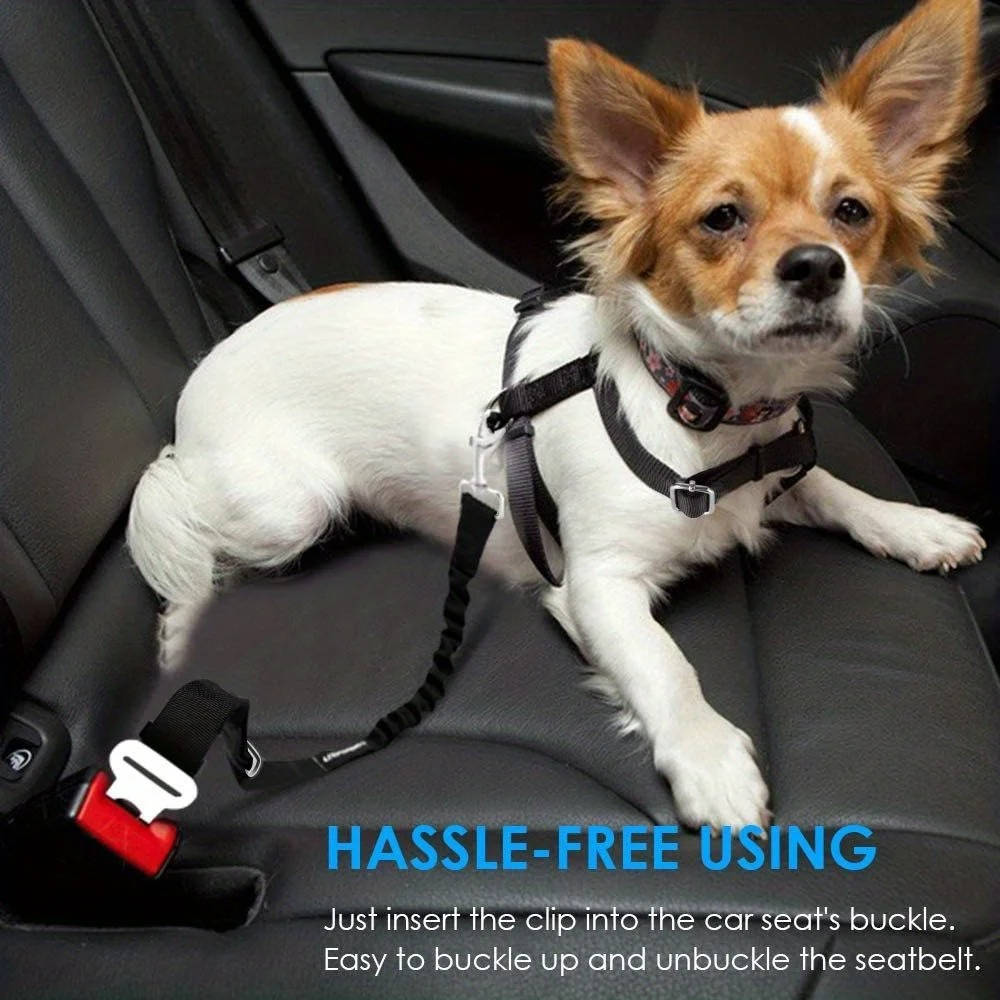 Pet Safety Seat Belt for Stress-Free Travel