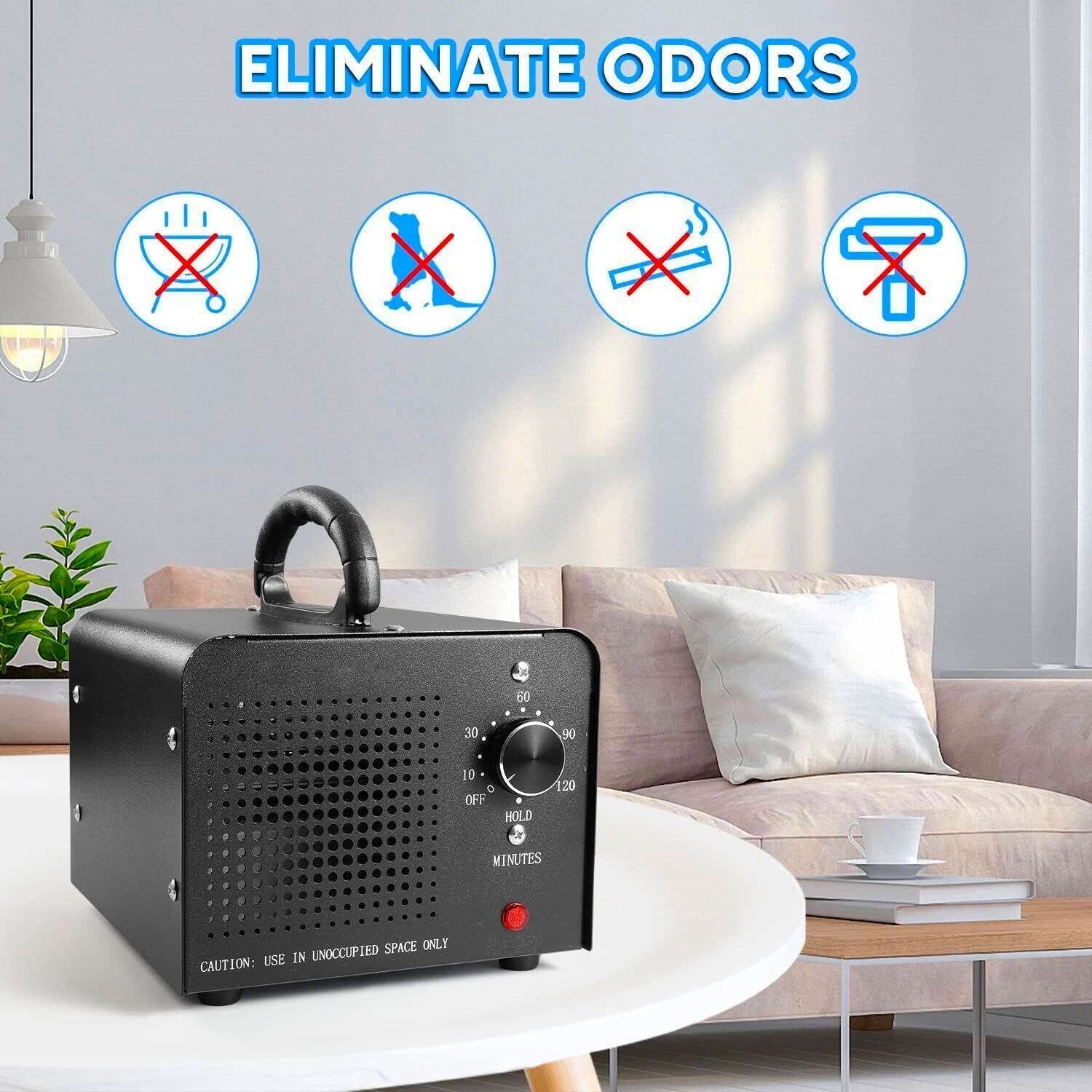 OdorAway Pro Ozone Generator – Powerful Odor Eliminator for Large Spaces