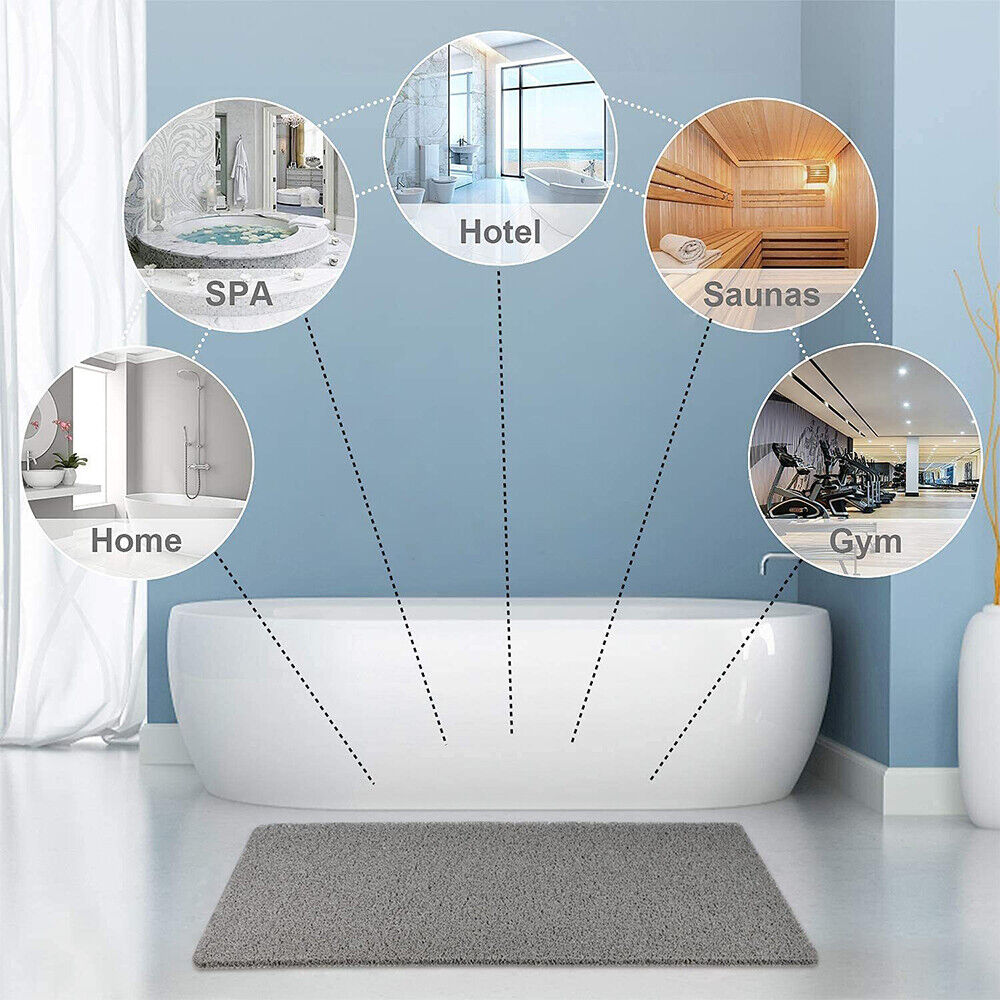SafeStep Adjustable Shower Mat – Effortless Drainage & Comfort