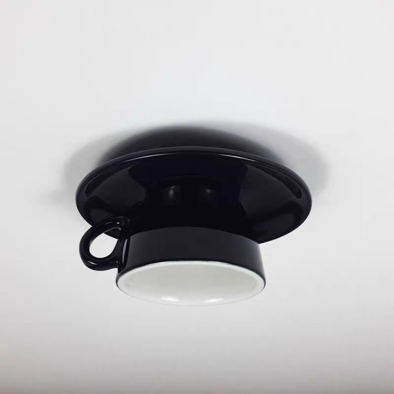 Morandi Coffee Cup Ceiling Fixture – Ceramic Design