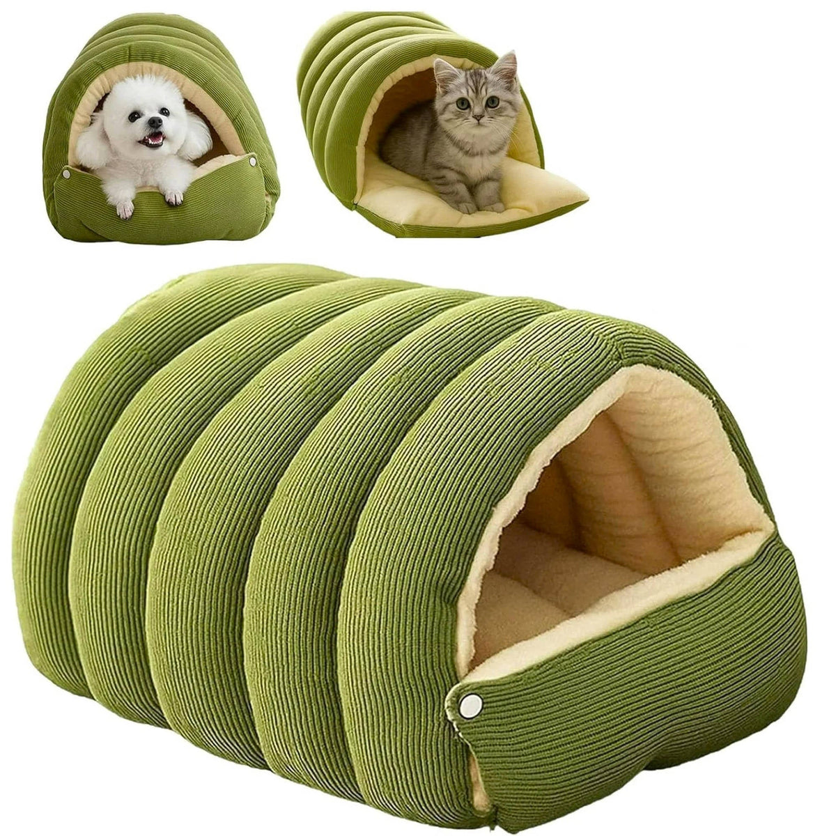 Cozy Hideaway Cat Tent with Washable Cover