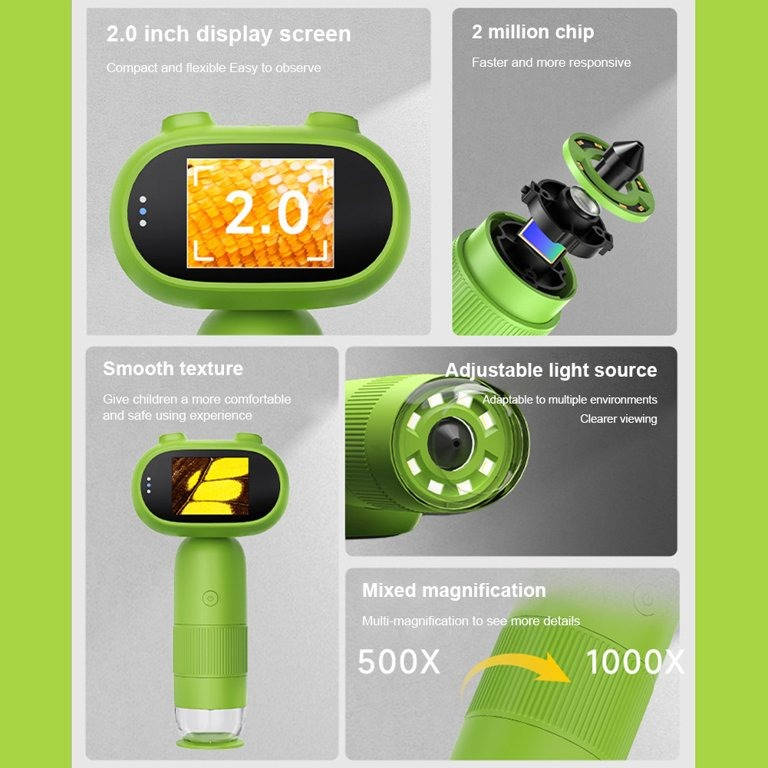 Compact Discovery Microscope for Kids