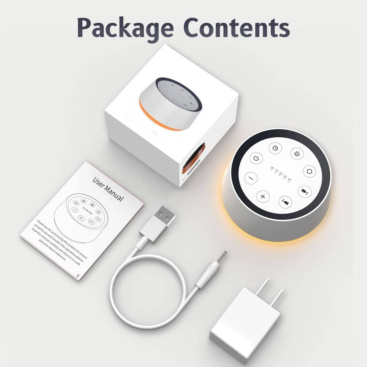 SereneSound Dream Machine – 30-Option Sleep Aid with Color Light & Timer