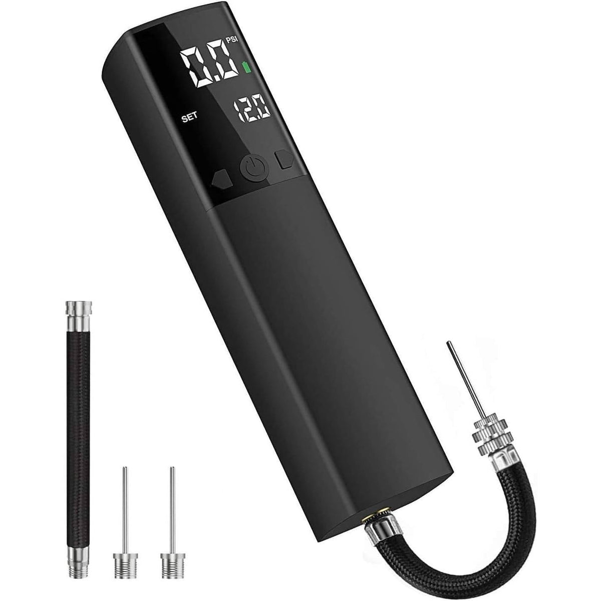 ProInflate Smart Ball Pump – 15 PSI Rechargeable Inflator with LCD Display