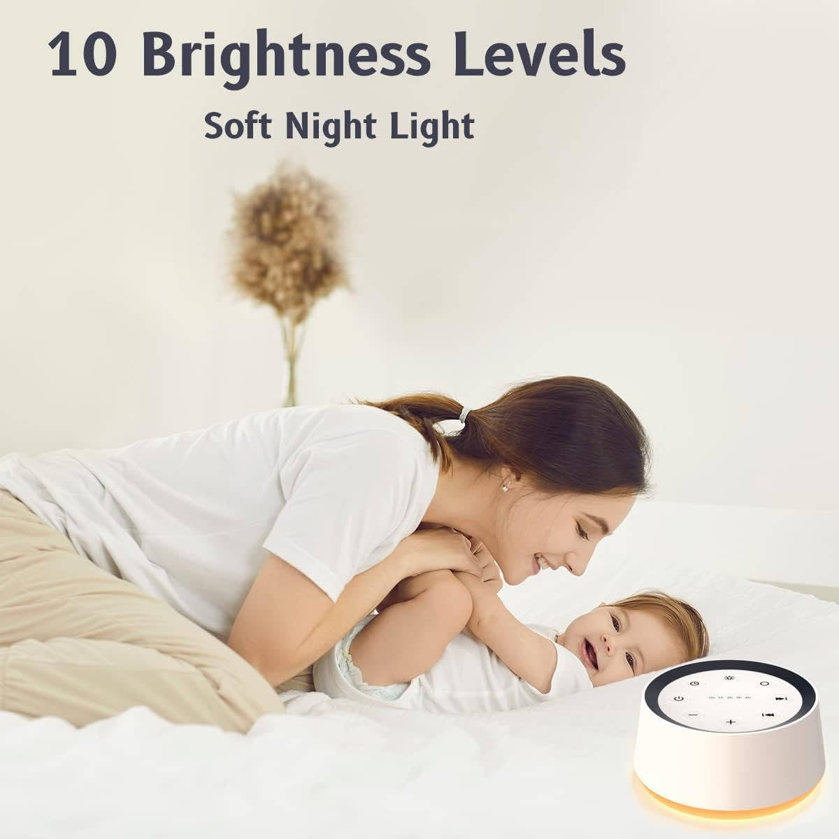 SereneSound Dream Machine – 30-Option Sleep Aid with Color Light & Timer
