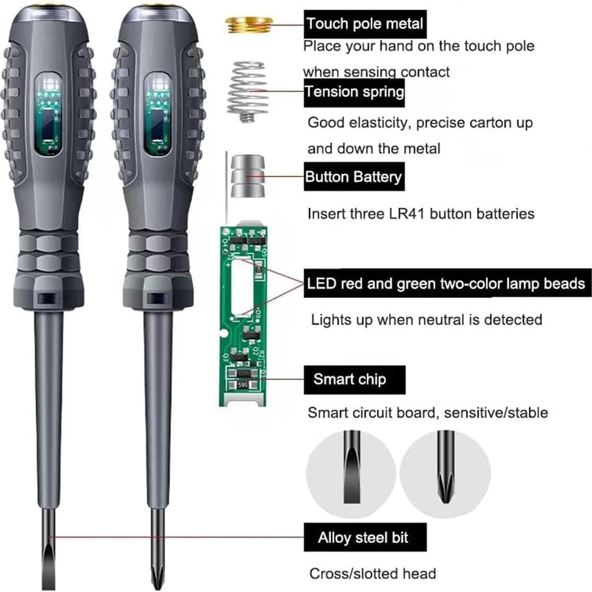 Smart Voltage Detection Screwdriver