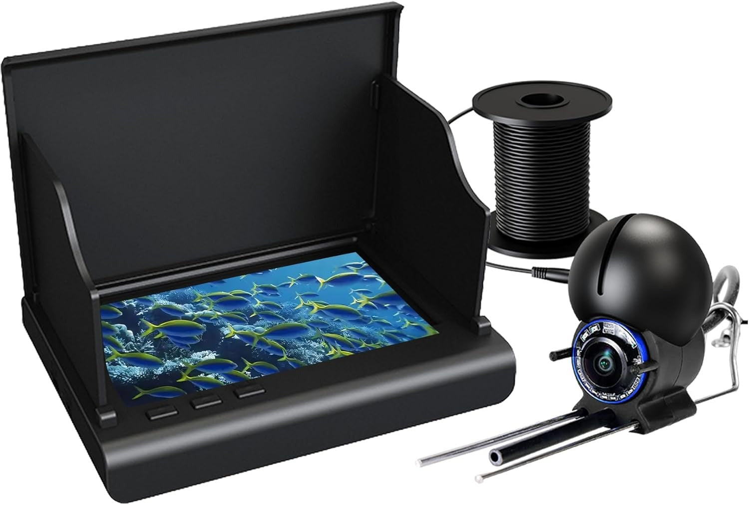 Compact Underwater Fishing Camera with 4.3" LCD Screen