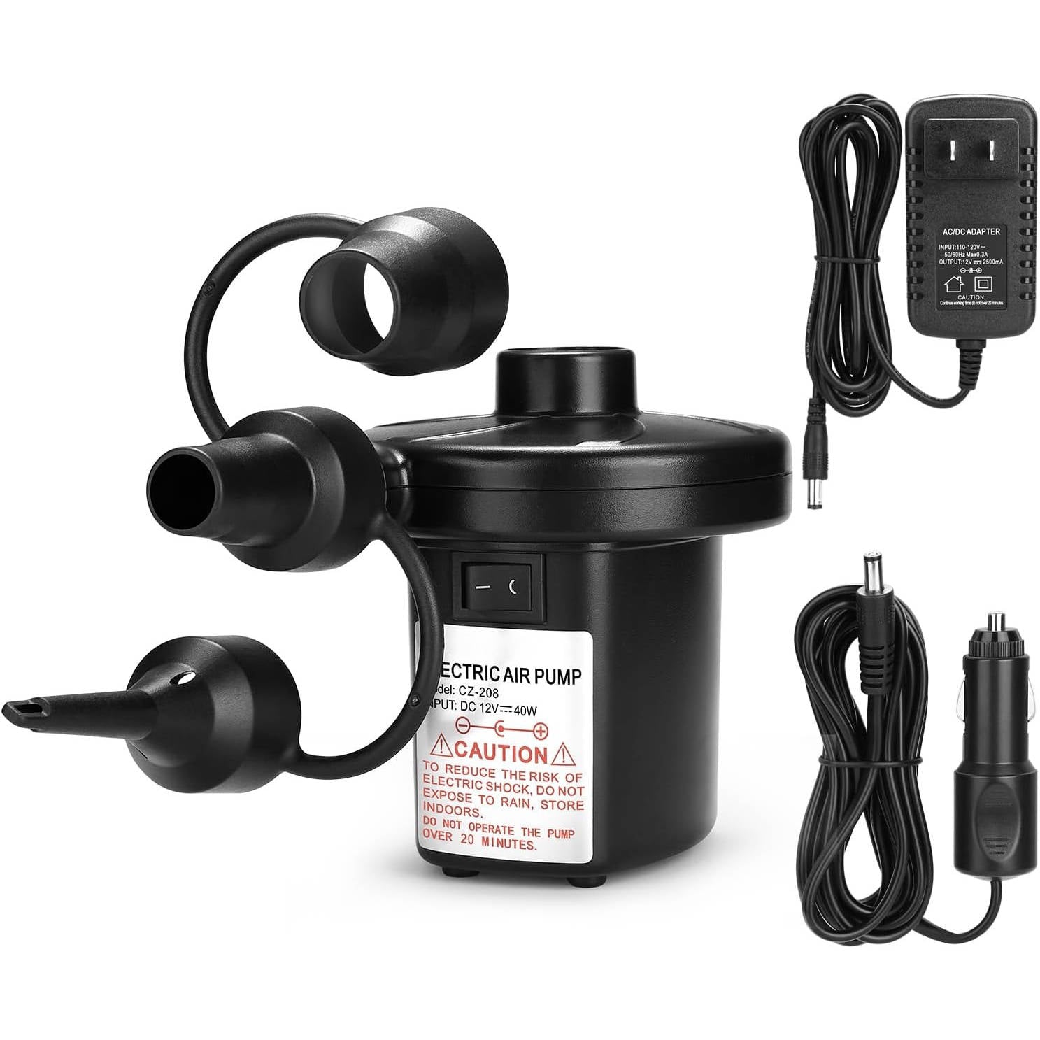 AquaBlow Electric Inflator & Deflator – 4500Pa Power for Quick Setup
