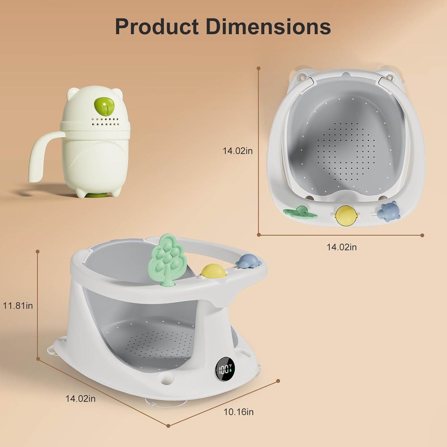 AquaNest Infant Bath Chair – Safe & Comfortable Bath Support