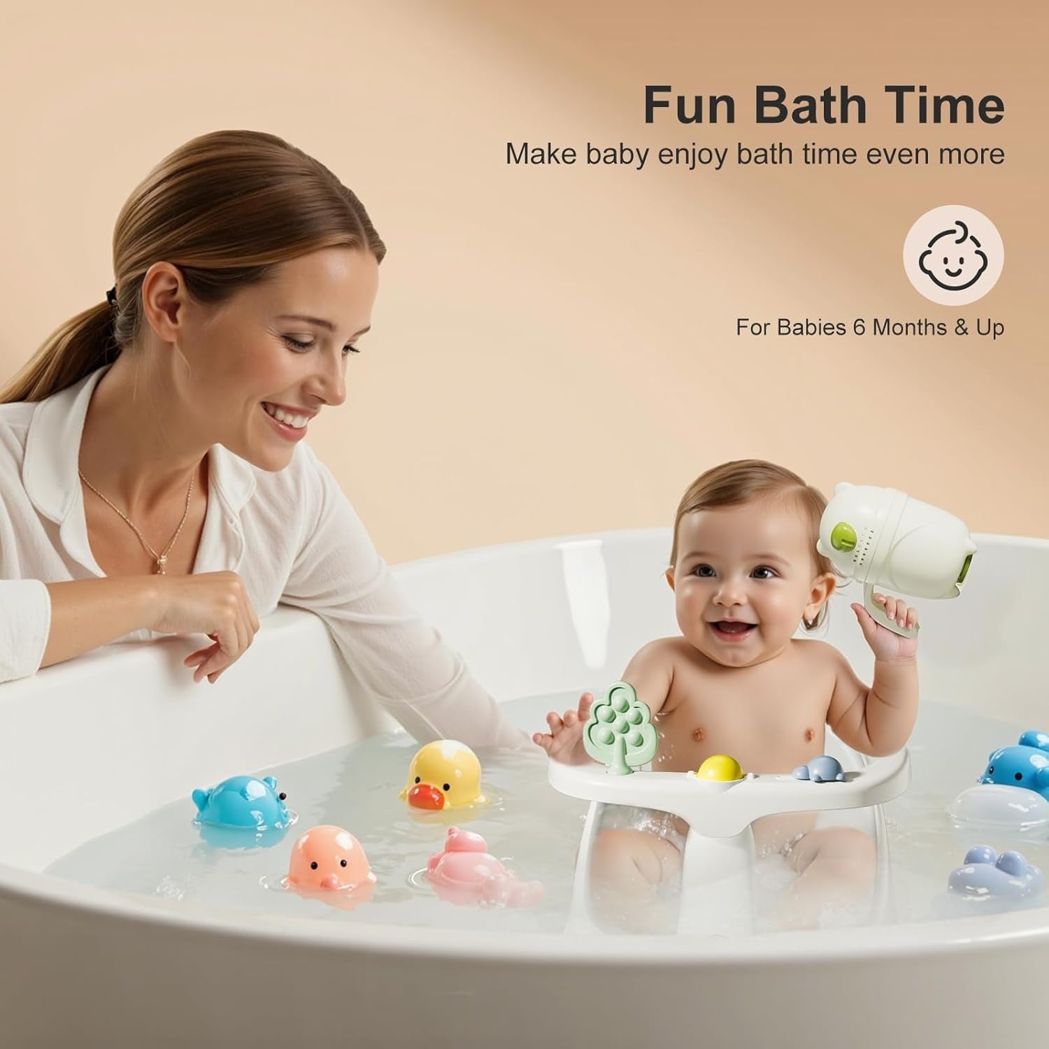 AquaNest Infant Bath Chair – Safe & Comfortable Bath Support