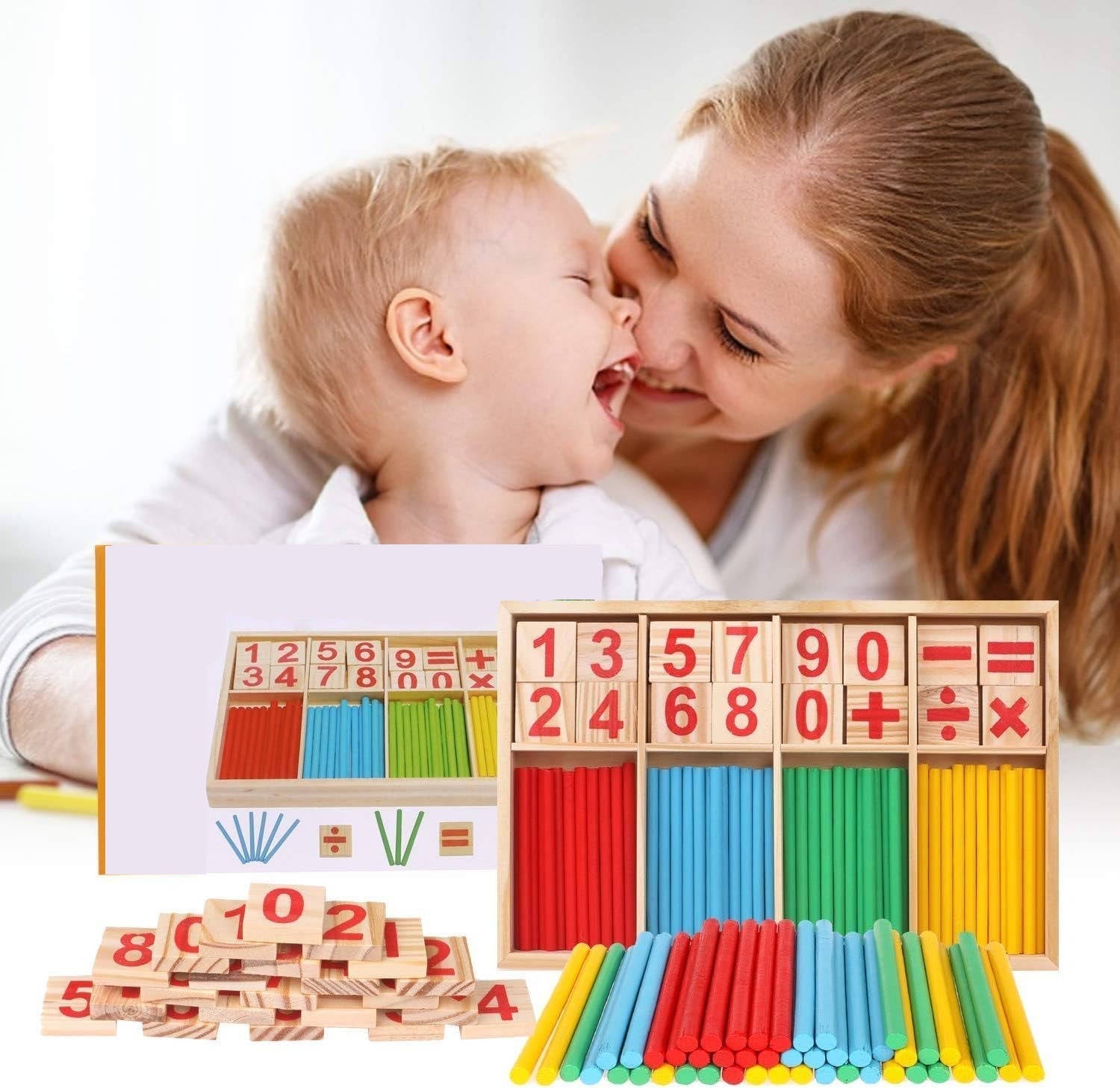 Interactive Counting Blocks and Sticks Set
