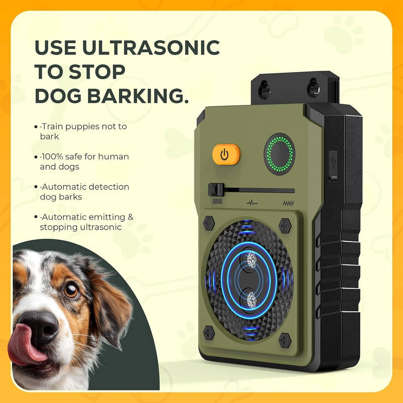 BarkAway Ultrasonic Dog Training Device – 50FT Range, 3 Modes