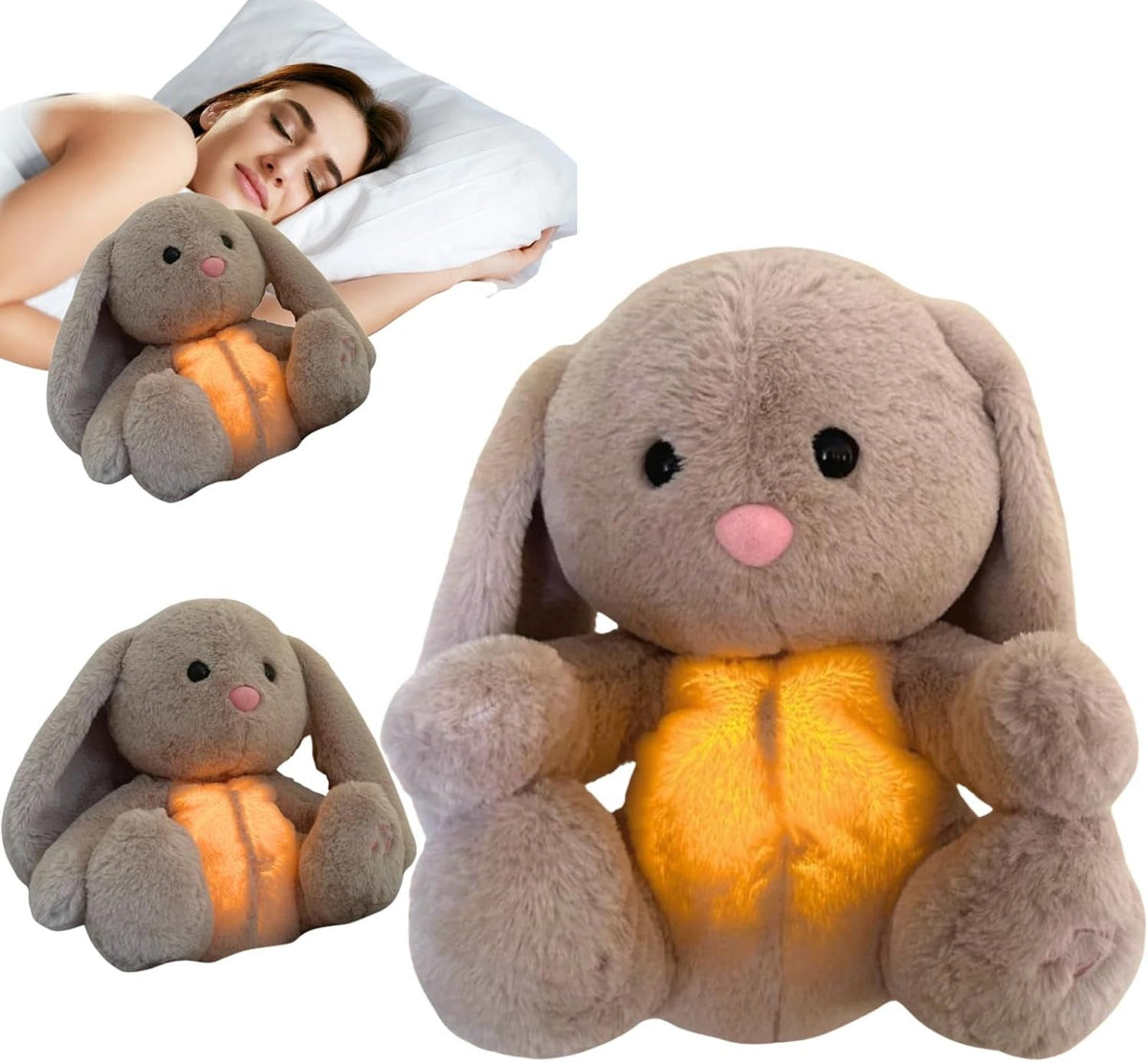 Soothing Plush Bunny for Relaxation and Sleep