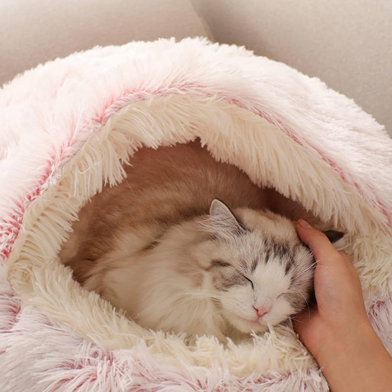 Cozy Nest Pet Bed for Dogs and Cats