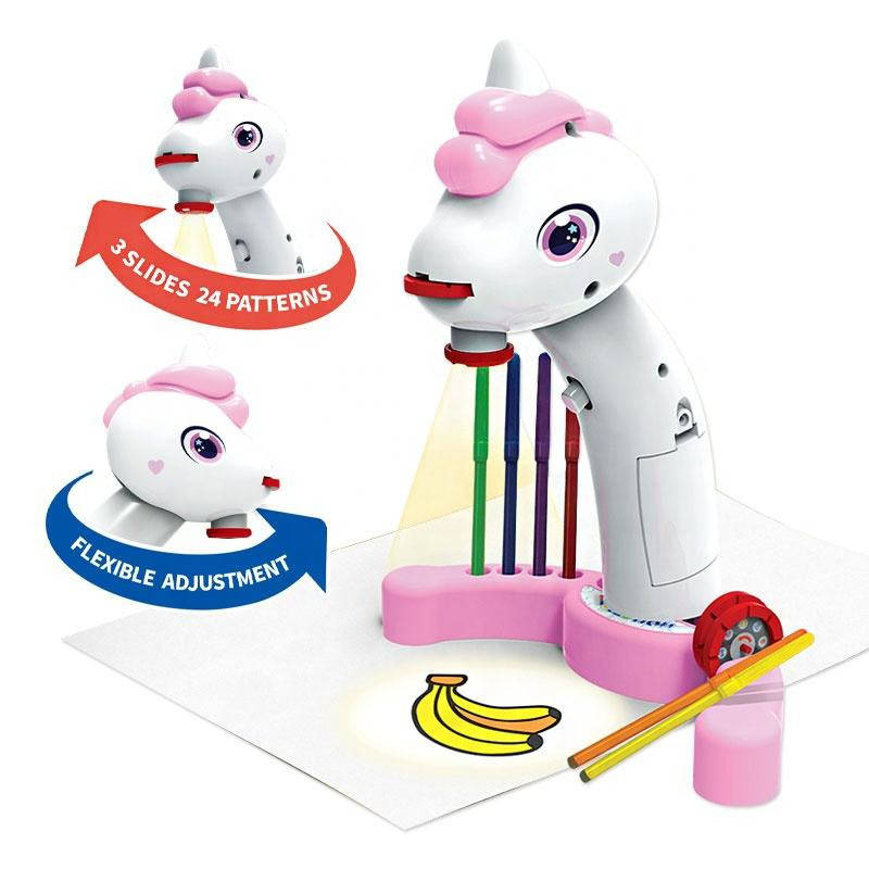 Magical Unicorn Art Projector for Kids – 24 Patterns & 3 Modes