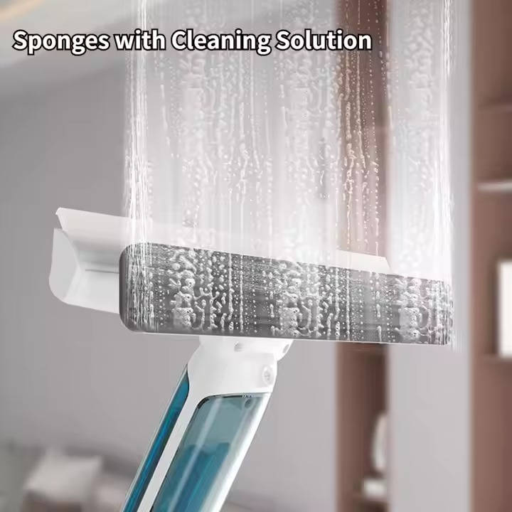 Extendable Window Cleaning Tool with Ergonomic Grip